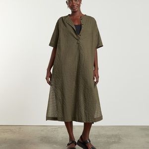 Forest green tunic dress